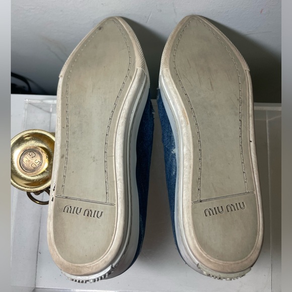 MIU MIU wedges Snearkers sz 37 made in italy - Picture 12 of 15